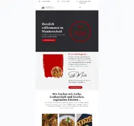 Kleine Seitenvorschau von trattoriavulcano.de