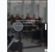 Kleine Seitenvorschau von trauerrednerakademie.de