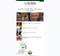 Kleine Seitenvorschau von spectator.org