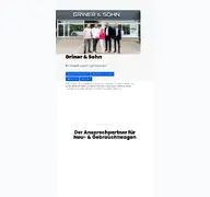 Kleine Seitenvorschau von griner-sohn.de