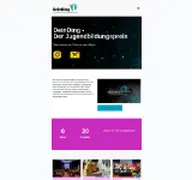 Kleine Seitenvorschau von jugendbildungspreis.de