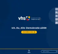 Kleine Seitenvorschau von vhs-nds.de