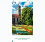Kleine Seitenvorschau von tourismus-fuerth.de