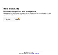 Kleine Seitenvorschau von damarina.de