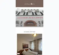 Kleine Seitenvorschau von hotelcafeloewen.de