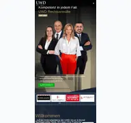 Kleine Seitenvorschau von uwd-kanzlei.de