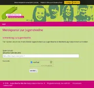 Kleine Seitenvorschau von jugendweihe-meldeportal.de