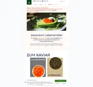 Kleine Seitenvorschau von zarendom.de
