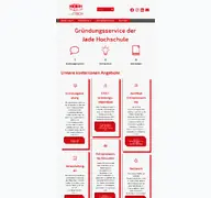 Kleine Seitenvorschau von jadestartupbox.jade-hs.de