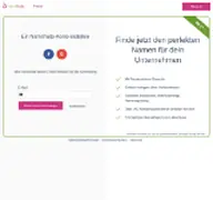 Kleine Seitenvorschau von juicer.namefruits.de