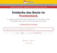 Kleine Seitenvorschau von franken-regio.de