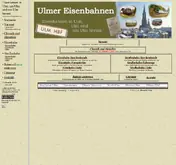 Kleine Seitenvorschau von ulmereisenbahnen.de
