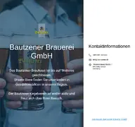 Kleine Seitenvorschau von bautzener.de
