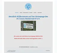 Kleine Seitenvorschau von union-niederrad.de