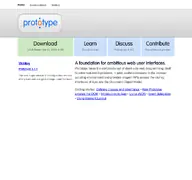 Kleine Seitenvorschau von prototypejs.org