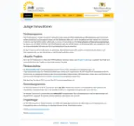 Kleine Seitenvorschau von junge-innovatoren.de