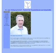 Kleine Seitenvorschau von frauenarzt-vorhoff.de