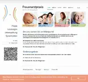 Kleine Seitenvorschau von frauenarzt-weingarten.de