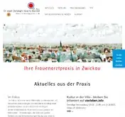 Kleine Seitenvorschau von frauenarzt-zwickau.de