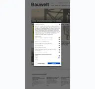 Kleine Seitenvorschau von bauwelt.de