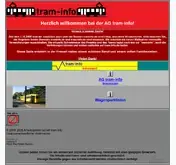 Kleine Seitenvorschau von tram-info.de