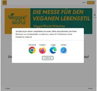 Kleine Seitenvorschau von shop-muenchen.veggieworld.de