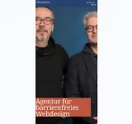 Kleine Seitenvorschau von transparent-werbeagentur.de