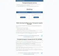 Kleine Seitenvorschau von transparenzregisterauszug-bank.de