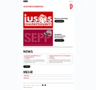 Kleine Seitenvorschau von jusos-niederbayern.de
