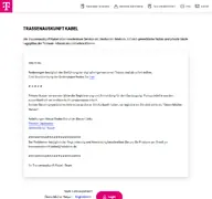 Kleine Seitenvorschau von trassenauskunftkabel.telekom.de