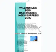 Kleine Seitenvorschau von bayerischer-ingenieurpreis.de