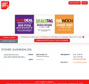 Kleine Seitenvorschau von justmypizza.simplywebshop.de