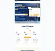 Kleine Seitenvorschau von novahosting.ch