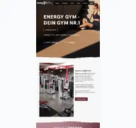 Kleine Seitenvorschau von energy-gym.de