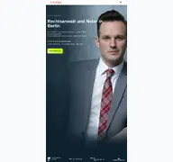 Kleine Seitenvorschau von notar-franke.de