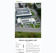 Kleine Seitenvorschau von pro-tec-profile.de