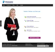 Kleine Seitenvorschau von prodaro.de