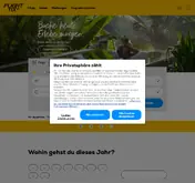Kleine Seitenvorschau von flighttix.de