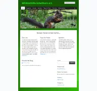 Kleine Seitenvorschau von wildtierhilfe-schellhorn.de
