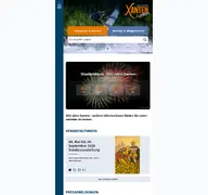 Kleine Seitenvorschau von xanten.de