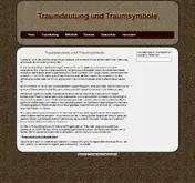 Kleine Seitenvorschau von traumdeutung-traumsymbole.de