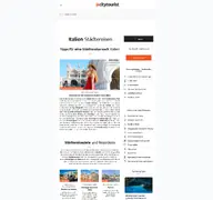 Kleine Seitenvorschau von italien.city-tourist.de