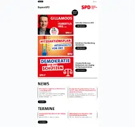 Kleine Seitenvorschau von bayernspd.de