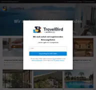 Kleine Seitenvorschau von travelbird.de