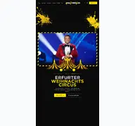 Kleine Seitenvorschau von erfurter-weihnachtscircus.de