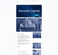 Kleine Seitenvorschau von accursia-capital.de