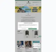 Kleine Seitenvorschau von travelite.de