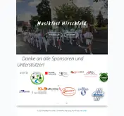 Kleine Seitenvorschau von musikfest-hirschfeld.de