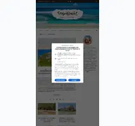 Kleine Seitenvorschau von travelsicht.de