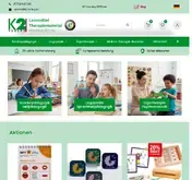 Kleine Seitenvorschau von k2-verlag.de